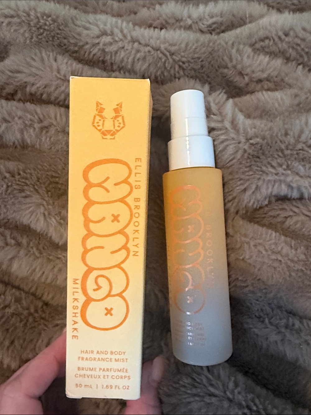 Ellis Brooklyn Milkshake Hair & Body Mist - Orange- New